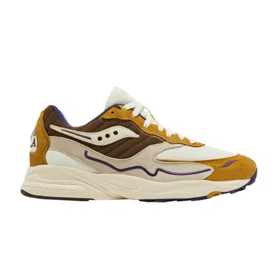 Pre-owned Saucony Claima X 3d Grid Hurricane 'nola' In Yellow