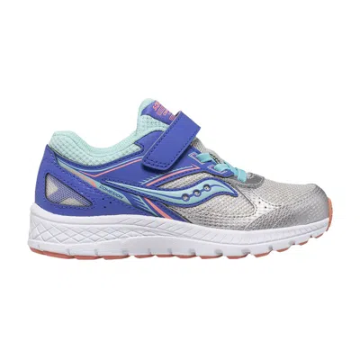 Pre-owned Saucony Cohesion 14 A/c Big Kid 'silver Periwinkle' | Kid's Size 13