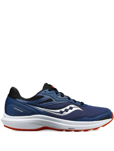 Saucony Cohesion 16 "sea/black" Sneakers In Blue
