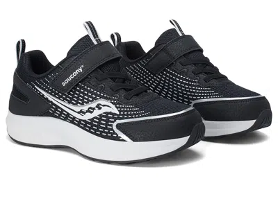 Saucony Cohesion Fst (little Kid/big Kid) Kids Shoes Black : 2 Little Kid M, Textile