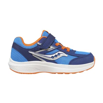 Pre-owned Saucony Cohesion Kdz A/c Big Kid 'blue Orange' | Kid's Size 3