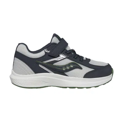 Pre-owned Saucony Cohesion Kdz A/c Big Kid 'navy Grey' | Kid's Size 1.5
