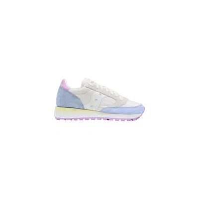 Saucony Cream Suede Leather Athletic Sneakers In Multi