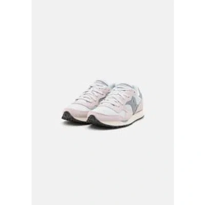 Saucony Dxn Trainer In Grey And Pink