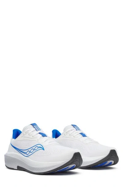 Saucony Echelon 10 Hybrid Running Shoe In White