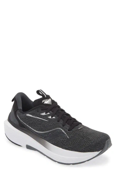 Saucony Echelon 9 Running Shoe In Black/ White