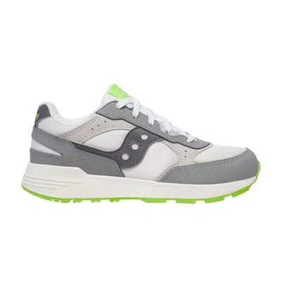 Pre-owned Saucony Eclipse Kdz Big Kid 'white Grey Lime' | Kid's Size 6 In Gray