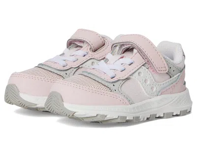Saucony Eclipse Kdz Jr (toddler) Kid's Shoes Pink/white : 10 Toddler W, Leather/rubber In Purple
