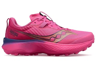 Pre-owned Saucony Endorphin Edge (women's) Sneakers In Prospect Quartz/pink/purple