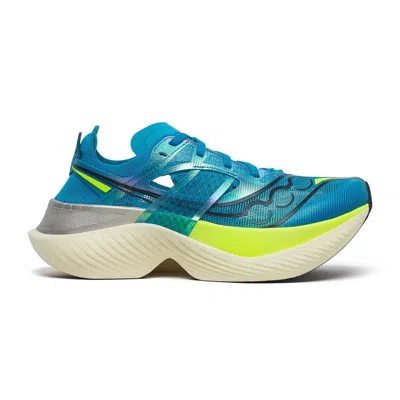 Saucony Endorphin Elite Blue Green Women's Shoes In Multi