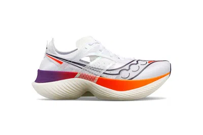 Pre-owned Saucony Endorphin Elite White Vizired (women's) In White/vizired