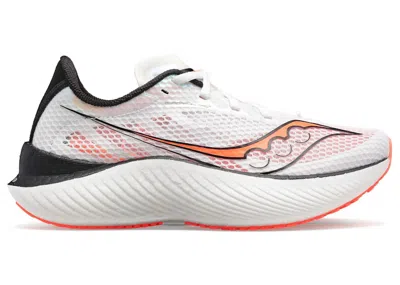 Pre-owned Saucony Endorphin Pro 3 Vizi Red (women's) Sneakers In White/black/vizired