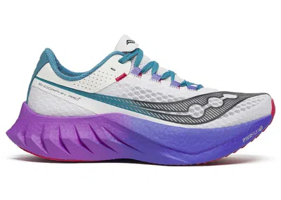 Pre-owned Saucony Endorphin Pro 4 Galaxy (women's) Sneakers In White/shadow