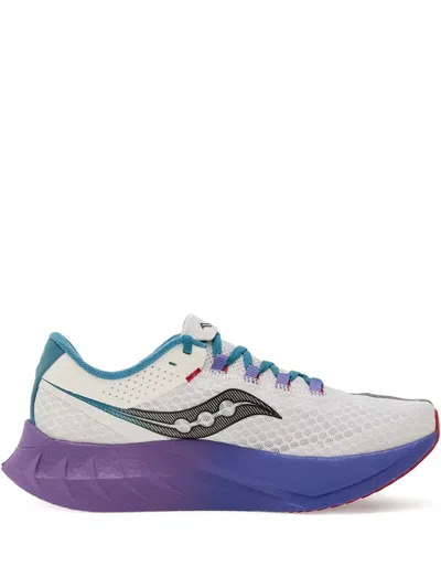 Saucony Endorphin Pro 4 Mesh-panelled Speedroll Performance Sneakers In Multi