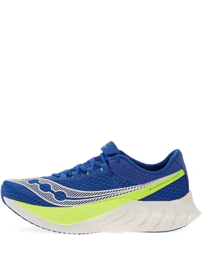 Saucony Endorphin Pro 4 Mesh Sneakers In Blue