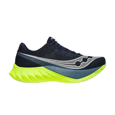 Pre-owned Saucony Endorphin Pro 4 'navy Citron' | Blue | Men's Size 10