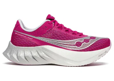 Pre-owned Saucony Endorphin Pro 4 (women's) Sneakers In Magenta