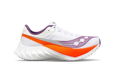 Pre-owned Saucony Endorphin Pro 4 (women's) Sneakers In White/violet