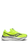 Saucony Endorphin Speed 4 Running Shoe In Citron/navy
