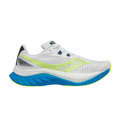 Pre-owned Saucony Endorphin Speed 4 'white Viziblue' | Men's Size 10.5