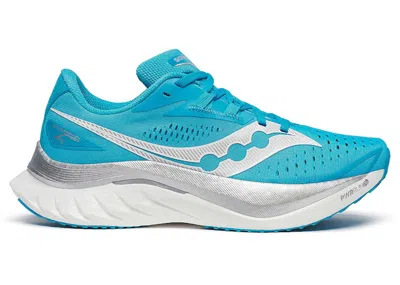 Pre-owned Saucony Endorphin Speed 4 (women's) Sneakers In Viziblue/silver
