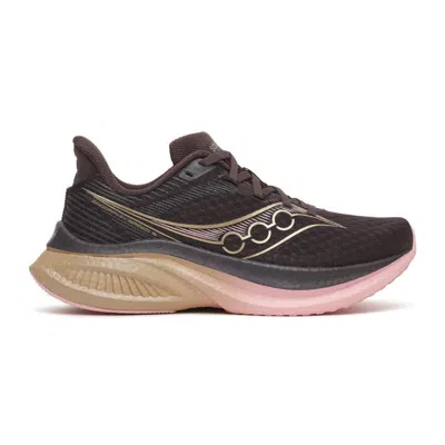 Saucony Endorphin Speed 5 Brown Pink Aw26 Women's Running Shoes In Black