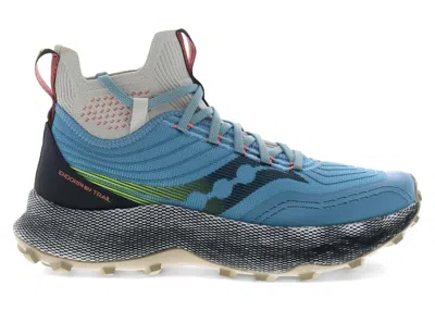 Pre-owned Saucony Endorphin Trail Mid (women's) Sneakers In Slate/blue