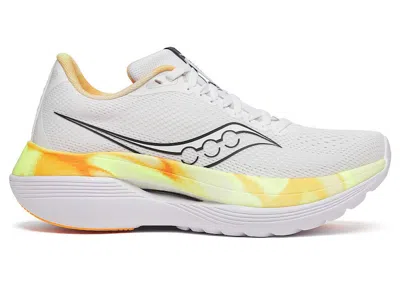 Pre-owned Saucony Endorphin Trainer Yellow Orange (women's) Sneakers In White/black