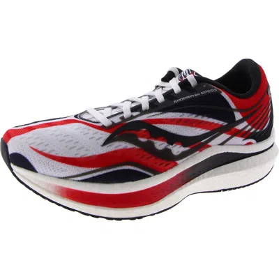 Saucony Endorphin Womens Cushioned Footbed Performance Running Shoes In Multi