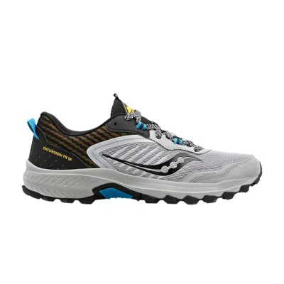 Pre-owned Saucony Excursion Tr15 'fog Black Topaz' In White