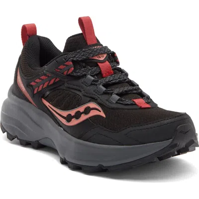 Saucony Excursion Tr17 Running Shoe In Black