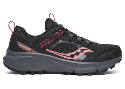 Pre-owned Saucony Excursion Tr17 (women's) Sneakers In Black/shadow