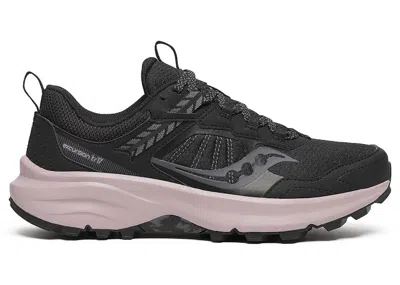 Pre-owned Saucony Excursion Tr17 (women's) Sneakers In Black/woodrose