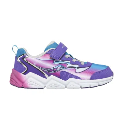 Pre-owned Saucony Flash 3.0 A/c Big Kid 'teal Purple Chrome' | Kid's Size 10.5