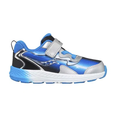 Pre-owned Saucony Flash 3.0 A/c Little Kid 'black Blue Chrome' | Kid's Size 5