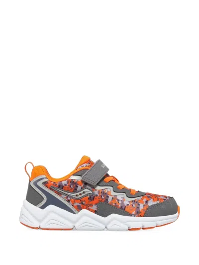 Saucony Kids' Flash 3.0 Camouflage Sneakers In Gray
