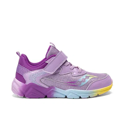 Saucony Flash Le Sneaker - Big Kid In Purple