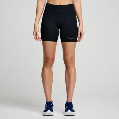 Saucony Fortify 6" Short In Black