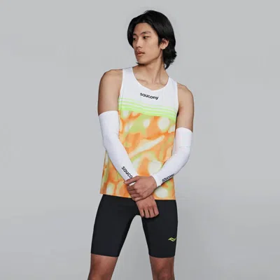 Saucony Fortify Arm Sleeves In White