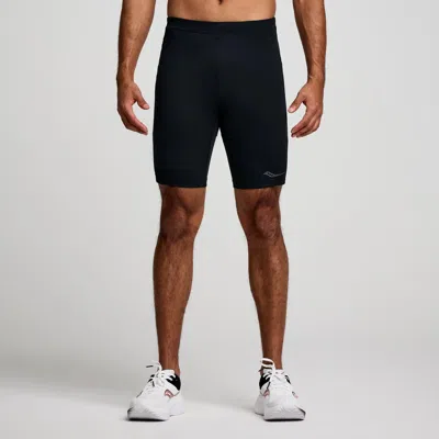 Saucony Fortify Lined Half Tight In Black