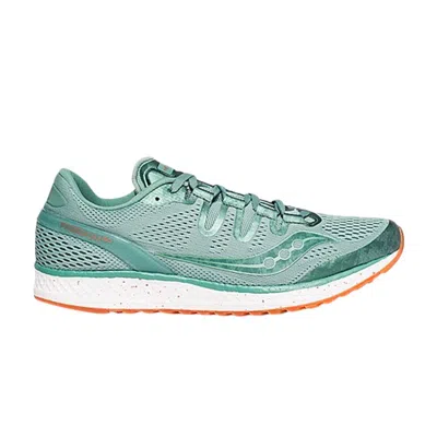 Pre-owned Saucony Freedom Iso 'nyc' In Green