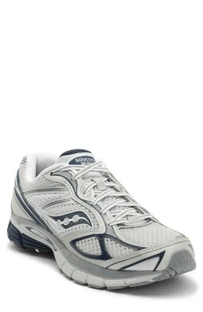 Saucony Gender Inclusive Progrid Guide 7 Sneaker In Silver