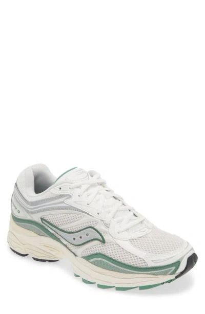 Saucony Gender Inclusive Progrid Omni 9 Sneaker In Ivory/green