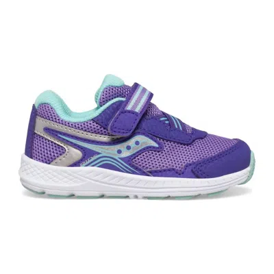 Saucony Kids' Girl's Ride Sneakers In Purple