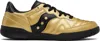 Saucony Gold & Black 586i Leather Sneakers