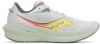 SAUCONY grey & GREEN TRIUMPH 21 trainers