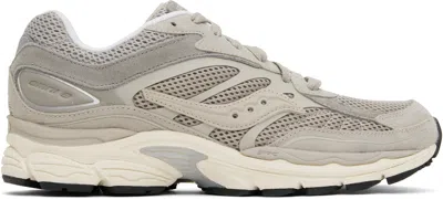 Saucony Gray Progrid Omni 9 Premium Sneakers In Grey