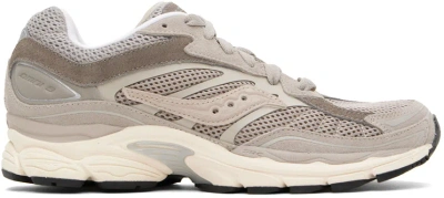 Saucony Grey Progrid Omni 9 Premium Trainers In Grey