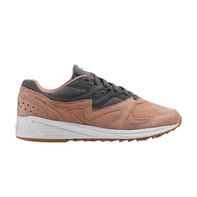 Pre-owned Saucony Grid 8000 'salmon Charcoal' | Pink | Men's Size 8