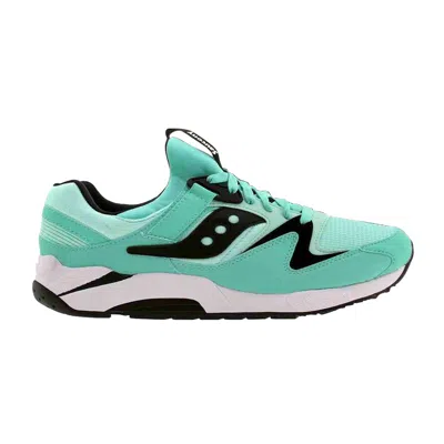 Pre-owned Saucony Grid 9000 'mint Black' In Teal